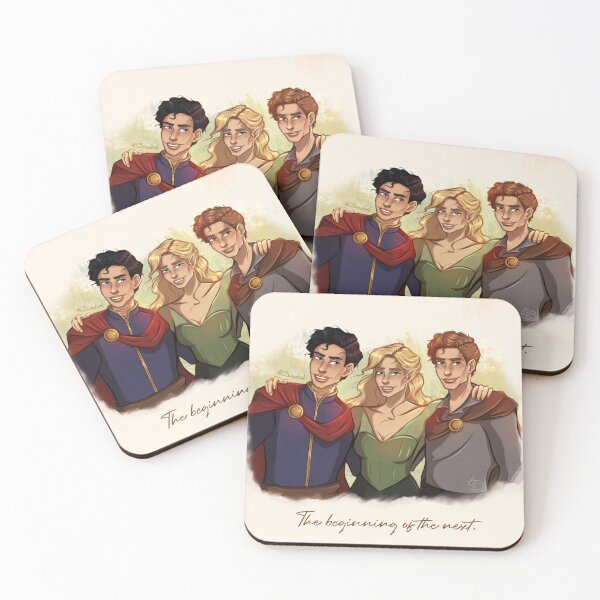 Item preview, The Throne of Glass trio print designed and sold by DoodlingLenn.