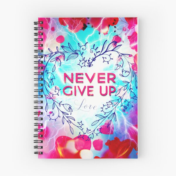 Item preview, never give up designed and sold by Begoll Art.