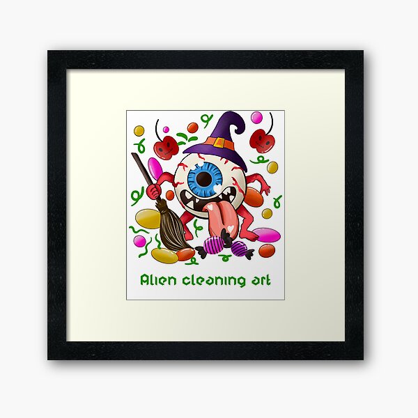 Item preview, Alien cleaning arts. designed and sold by RAJSHIVA.