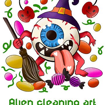 Artwork thumbnail, Alien cleaning arts. by RAJSHIVA