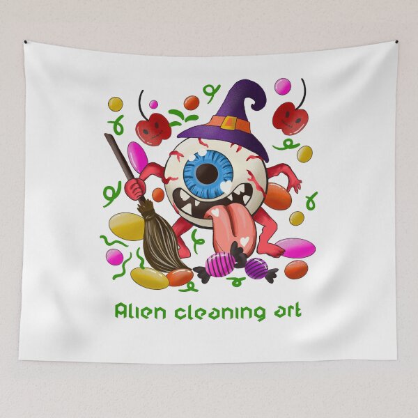 Item preview, Alien cleaning arts. designed and sold by RAJSHIVA.