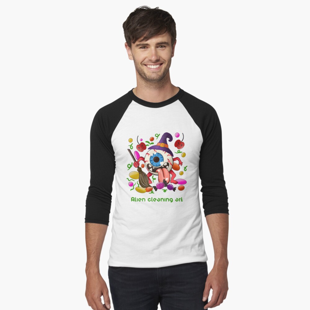 Item preview, Baseball ¾ Sleeve T-Shirt designed and sold by RAJSHIVA.