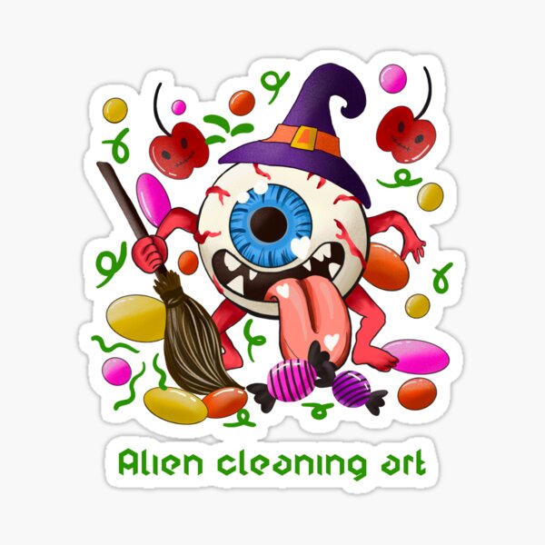 Item preview, Alien cleaning arts. designed and sold by RAJSHIVA.