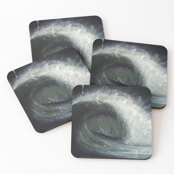 Item preview, Life force - a painted wave, painting of the sea. designed and sold by Anke Franikowski.