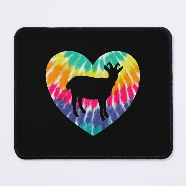 Item preview, Goat Heart With Tie dye Print For Goat Lover designed and sold by JokeGysen.