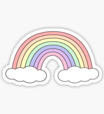 Pastel Rainbow Stickers 