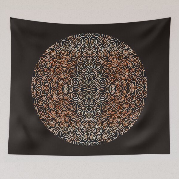 Item preview, circle of bronze spirals designed and sold by chambergambit.