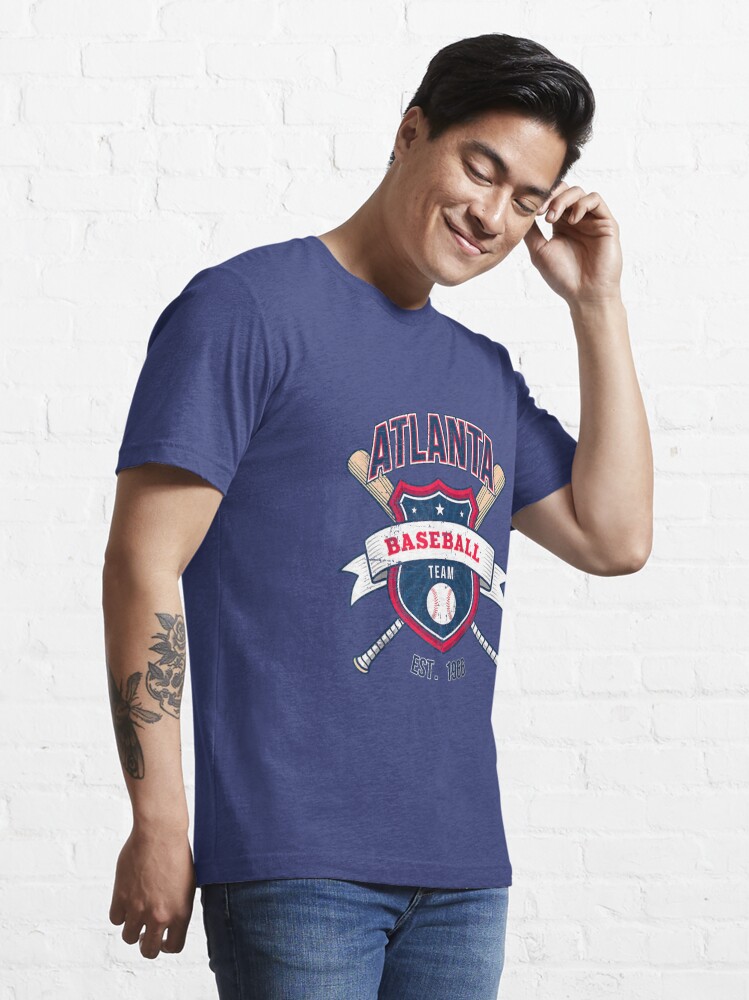 Atlanta Baseball ATL Vintage Brave Retro Kids T-Shirt