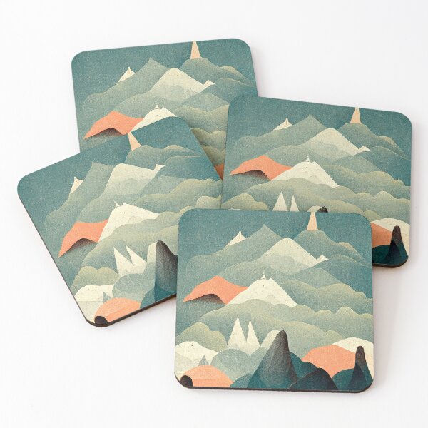 Item preview, Abstract Mountains designed and sold by deificusArt.