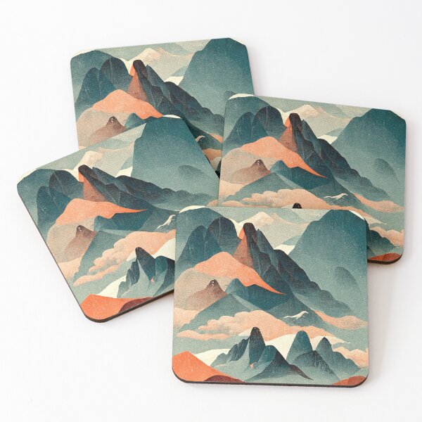 Item preview, Abstract Mountains designed and sold by deificusArt.