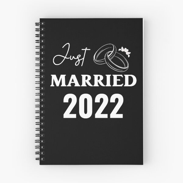 Item preview, Just Married 2022 Wedding Ring Groom Squad Party Planner designed and sold by SuccessSK.
