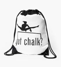 got chalk? Drawstring Bag