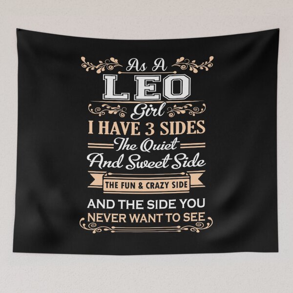 Item preview, As A Leo Girl I Have Three Sides Tee designed and sold by Mancia Vivas.
