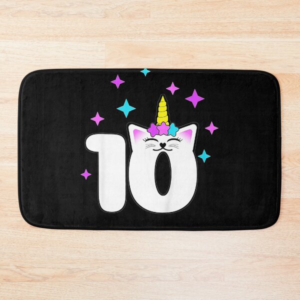 Item preview, Kids 10 Year Old Cat Unicorn Caticorn 10th Birthday Party Girls  designed and sold by KeiraFaheySH.