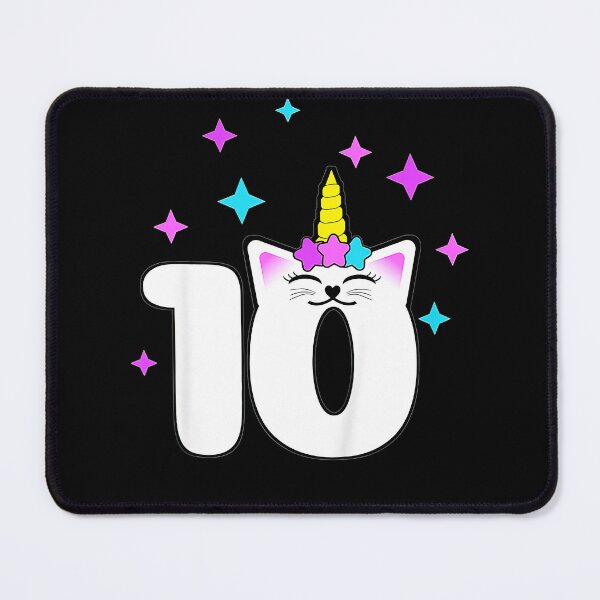 Item preview, Kids 10 Year Old Cat Unicorn Caticorn 10th Birthday Party Girls  designed and sold by KeiraFaheySH.