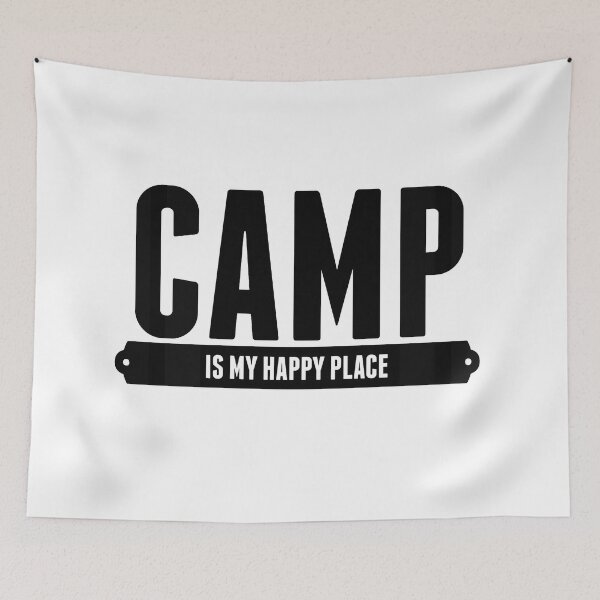 Item preview, Camp is my happy place designed and sold by MadEDesigns.