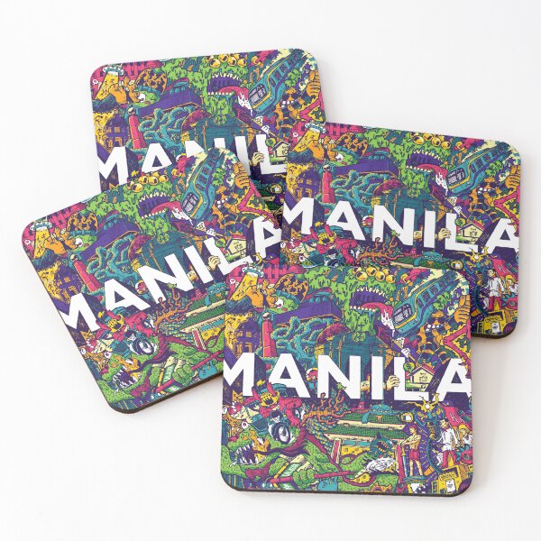 Item preview, Manila Invade (horizontal) by Lei Melendres designed and sold by LeiMelendresArt.