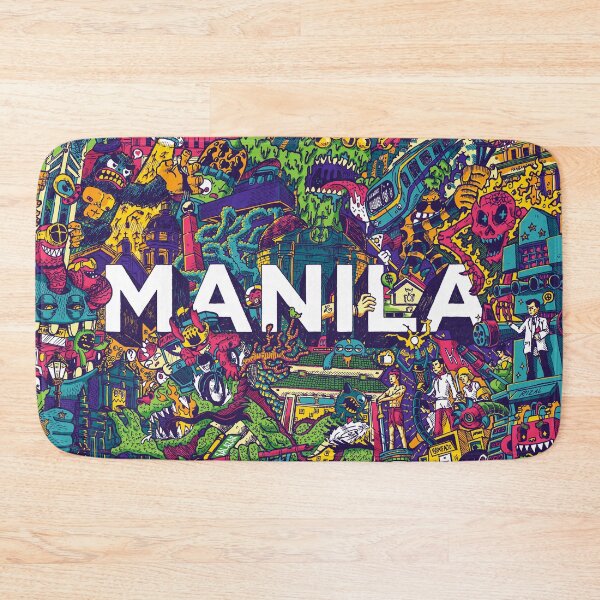 Item preview, Manila Invade (horizontal) by Lei Melendres designed and sold by LeiMelendresArt.