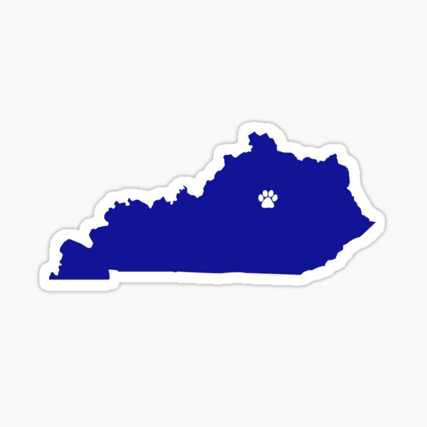 Lexington Pawprint Sticker