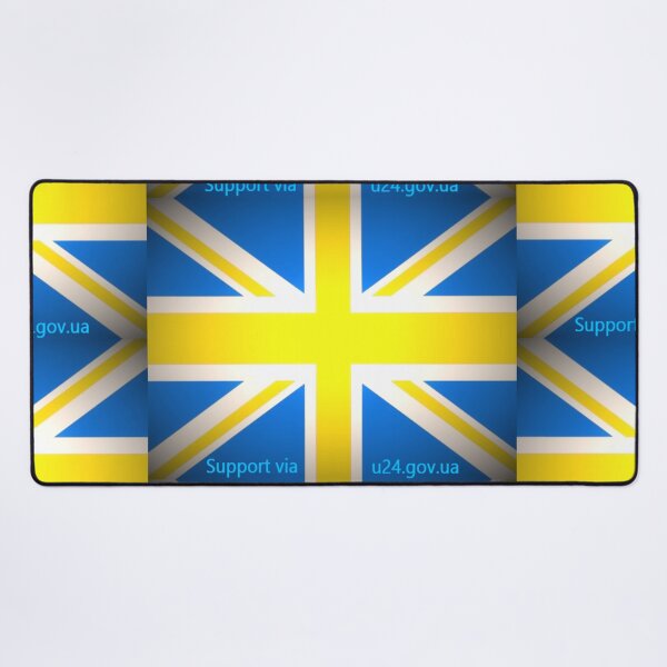 Item preview, Ukrainian / Union Flag designed and sold by Hunnybugs.
