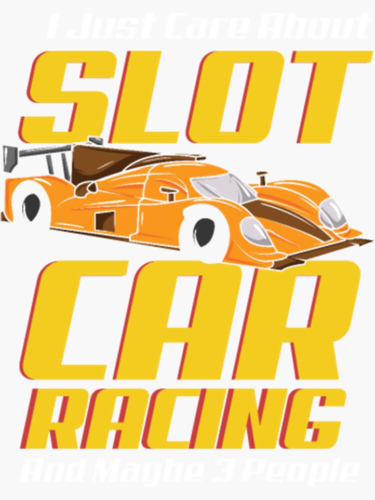 "SLOT CAR RACING Slot Car Racing" Sticker for Sale by MatthijsWijnal