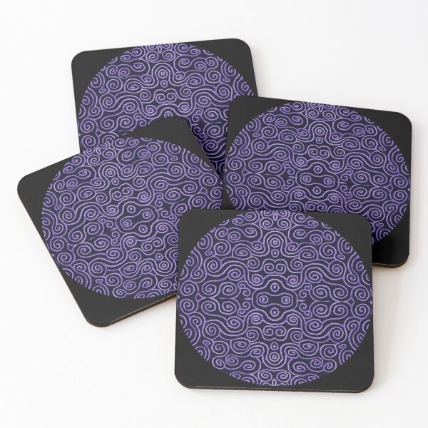 Item preview, circle of purple spirals designed and sold by chambergambit.