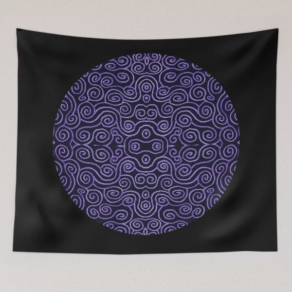 Item preview, circle of purple spirals designed and sold by chambergambit.
