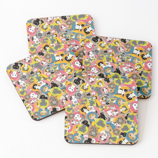 Item preview, Cute Cat Patterns designed and sold by KingstonTera.