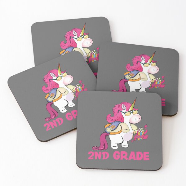 Item preview, Funny Back To School Graphic Unicorn 2nd grade designed and sold by fatydesignspace.