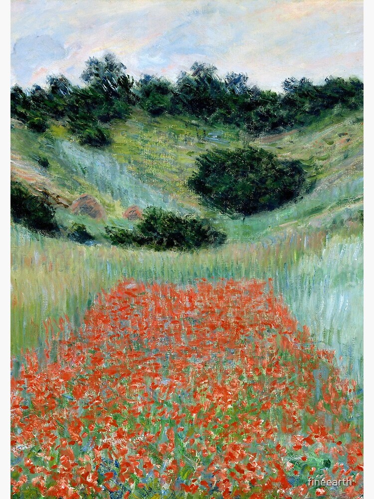 クロード・モネPoppy Field in a Hollow near Give Claude Monet - Poppy Field in a Hollow near Giverny, 1885