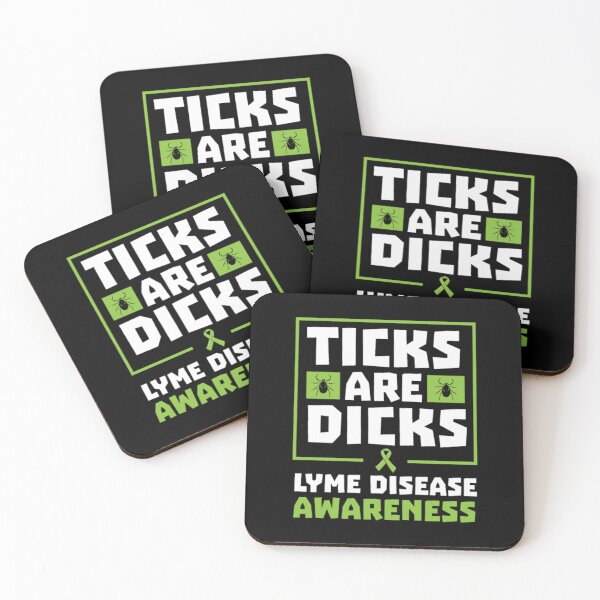 Item preview, Ticks Are Dicks Lyme Disease Awareness designed and sold by LuanMau.