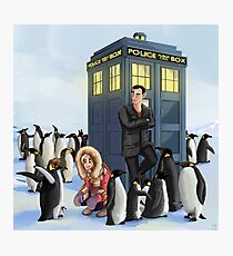 Doctor Daddy Penguin Photographic Print