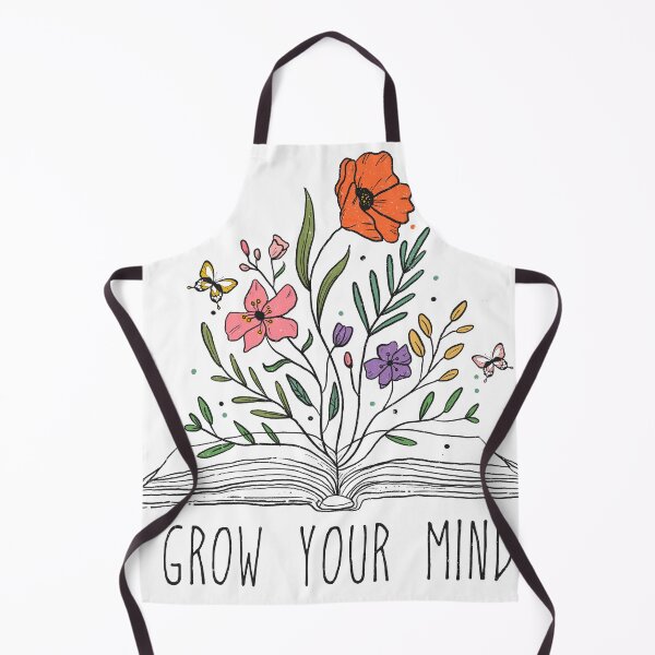 Item preview, Grow Your Mind Open Book With Flowers designed and sold by Dollfacedesign.
