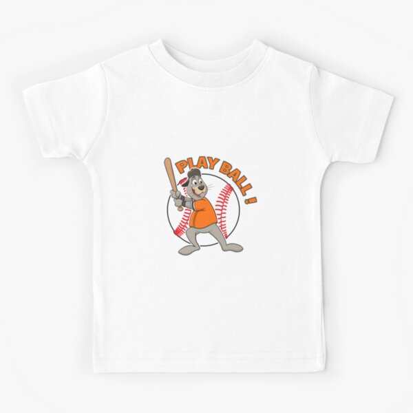 Toddler San Francisco Giants Black Mascot Baby Lou Seal shirt