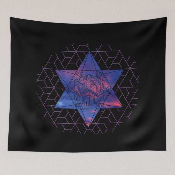 Item preview, Dark Red Blue Sky Dodecahedron designed and sold by createVisions.