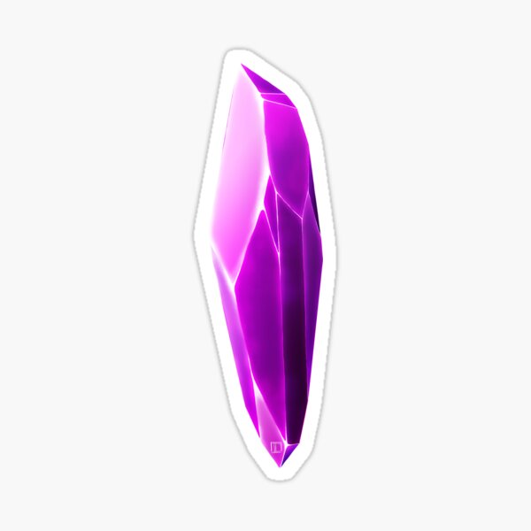 Vista previa del artículo con la obra «Fragmento de cristal púrpura», diseñado y vendido por RippleDesigns.