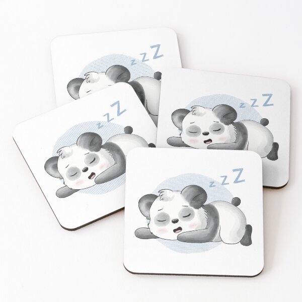 Item preview, Cute Sleepy Panda's Naptime designed and sold by punnybunnystudio.