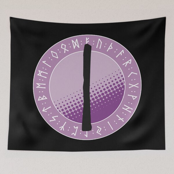 Item preview, Isa (Ice) - Viking Runes and Runic Symbols designed and sold by iscaStudioArt.