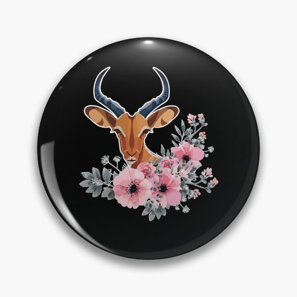 Item preview, Antelope - Cute Antelope Flowers designed and sold by UnknownArtistt.