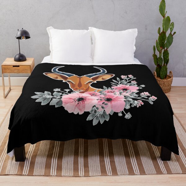 Item preview, Antelope - Cute Antelope Flowers designed and sold by UnknownArtistt.
