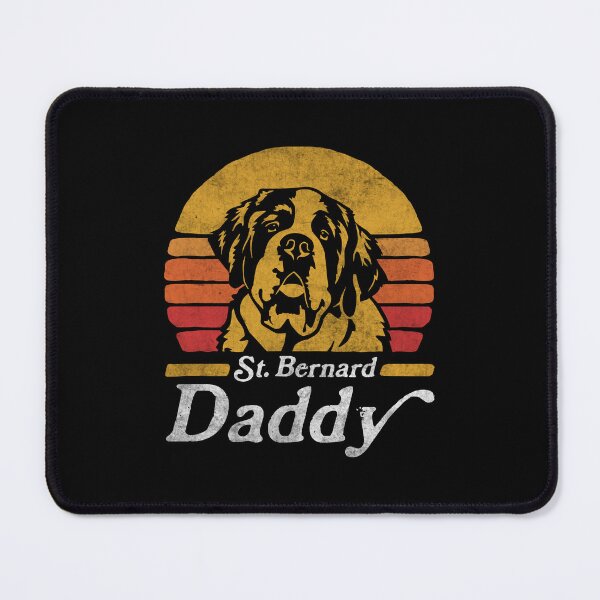 Item preview, Retro Vintage Saint Bernard Daddy designed and sold by More Cute Dogs.