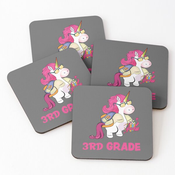 Item preview, Funny Back To School Graphic Unicorn 3nd grade designed and sold by fatydesignspace.