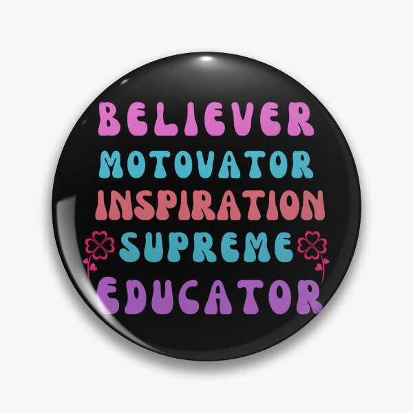 Item preview, Motivator Believer Innovator Educator,supreme Cute Gift for Teachers,Teacher Presents Classic T-Shirt Essential T-Shirt designed and sold by Henk GoGo T-Shirts ⭐️⭐️⭐️⭐️⭐️.