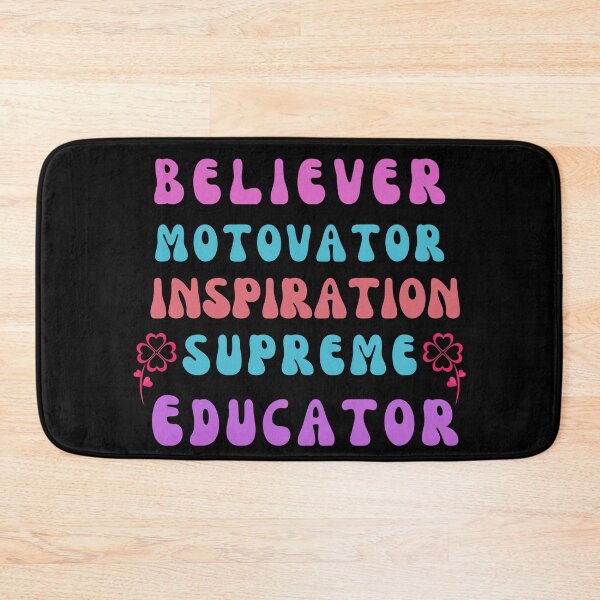 Item preview, Motivator Believer Innovator Educator,supreme Cute Gift for Teachers,Teacher Presents Classic T-Shirt Essential T-Shirt designed and sold by Henk GoGo T-Shirts ⭐️⭐️⭐️⭐️⭐️.