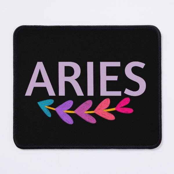 Item preview, Aries Zodiac Sign With Leafy Hearts designed and sold by Hellofriendco.