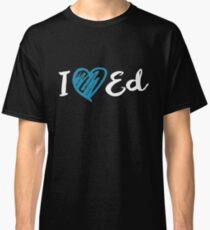 I Heart Ed Design (Black/Inverted) Classic T-Shirt