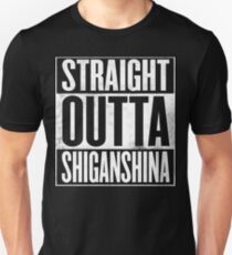 Straight Outta Shiganshina - Shingeki No Kyojin Unisex T-Shirt