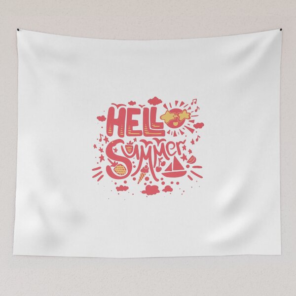Item preview, Hello Summer red and orange tones designed and sold by JAG2B.