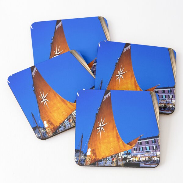 Item preview, Evening mood at the port of Cesenatico designed and sold by makketing.