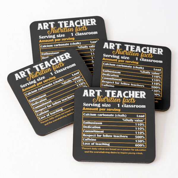 Artikelvorschau, Kunstlehrer - Nährwertangaben für Kunstlehrer entworfen und verkauft von UnknownArtistt.